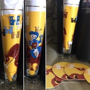 🆕 RITZENHOFF Collectable Beer Glasses, set of 4